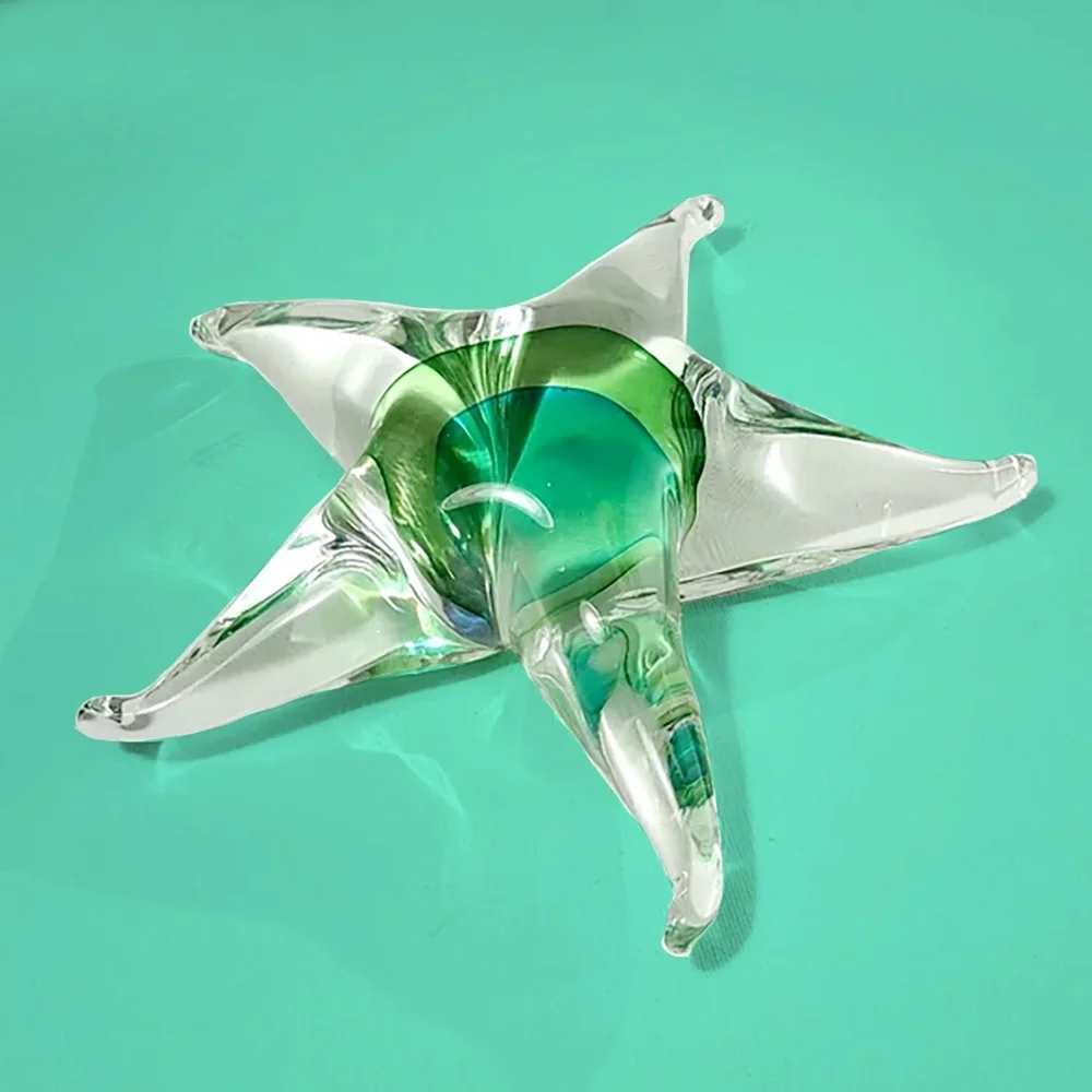 Blown Glass Starfish Paperweight - Picture 1 of 8